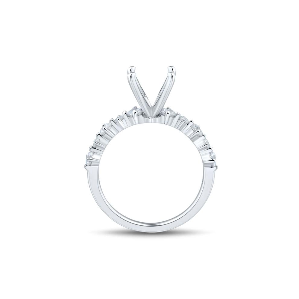 Lab Grown Diamond Semi-Mount Engagement Ring in Platinum (1/2 ct. tw.) – Image 4 of 6