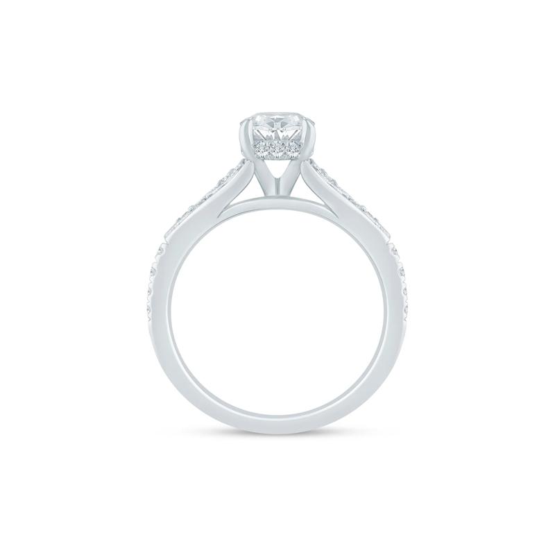 Ciara Lab Grown Diamond Engagement Ring in 14K White Gold &#40;1 3/4 ct. tw.&#41; – Image 2 of 3