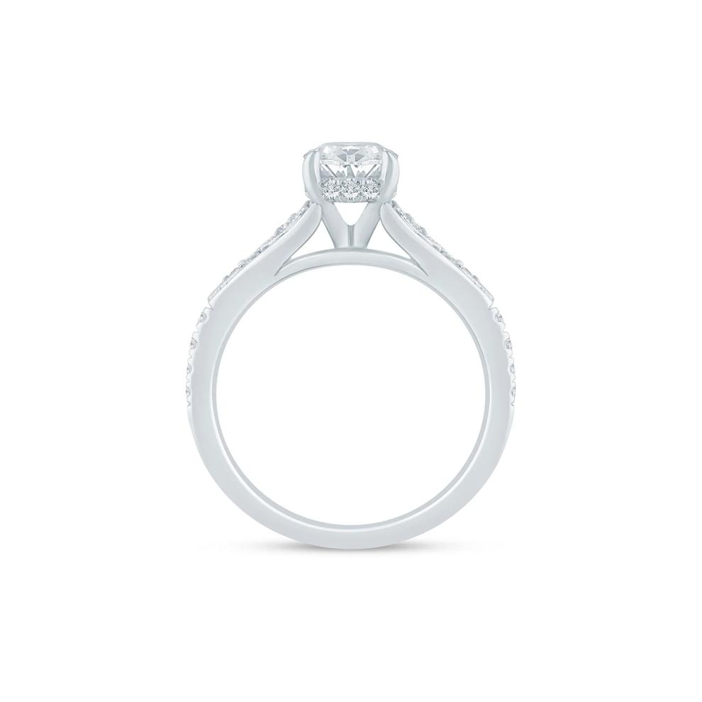 Ciara Lab Grown Diamond Engagement Ring in 14K White Gold (1 3/4 ct. tw.) – Image 2 of 3