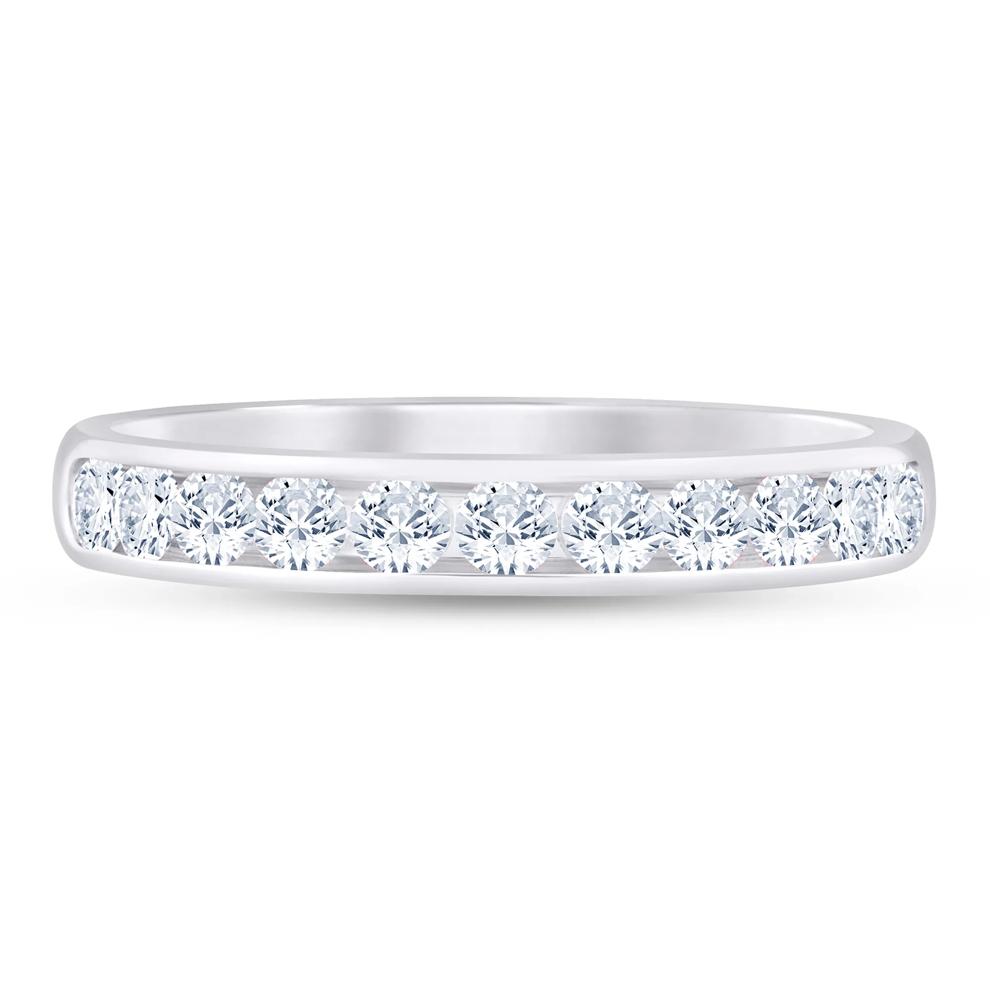Lab Grown Diamond Channel-Set Band in Platinum (1/2 ct. tw.) – Image 1 of 3