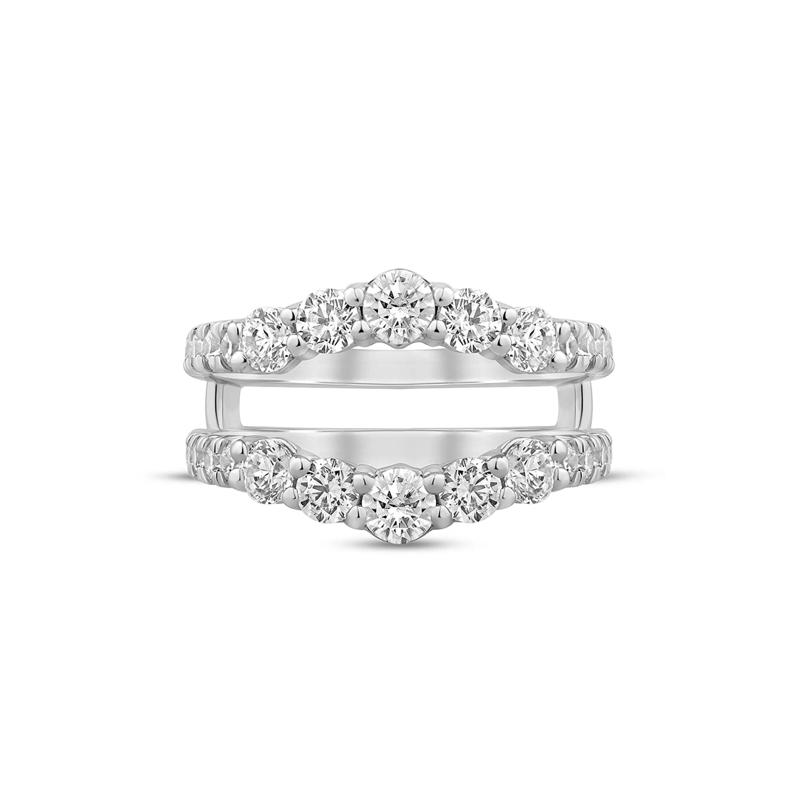 Lab Grown Diamond Ring Enhancer in 14K White Gold &#40;2 ct. tw.&#41; – Image 1 of 3