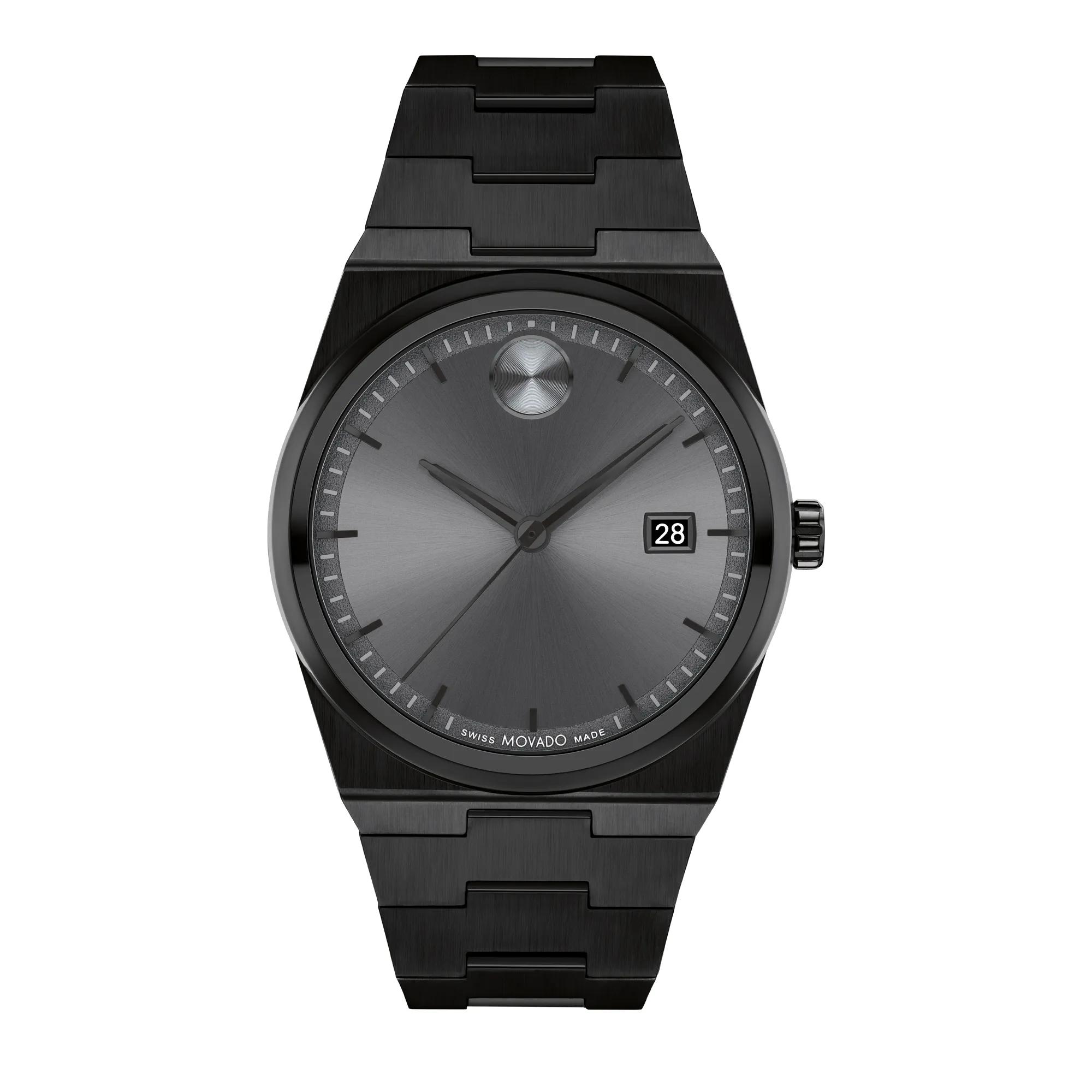 Movado® Men's Quest Watch in Black Ion-Plated Stainless Steel, 40MM