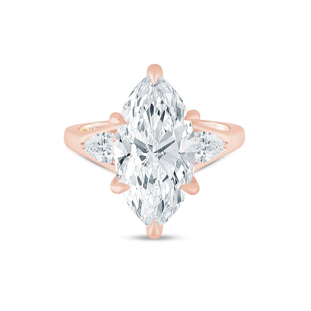 Eileen Lab Grown Diamond Engagement Ring in 14K Rose &amp; Yellow Gold (5 1/2 ct. tw.) – Image 1 of 1