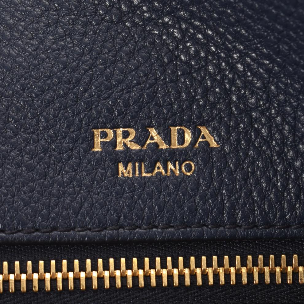 Pre-Owned Prada Vitello Pocket Shopping Tote – Image 6 of 7