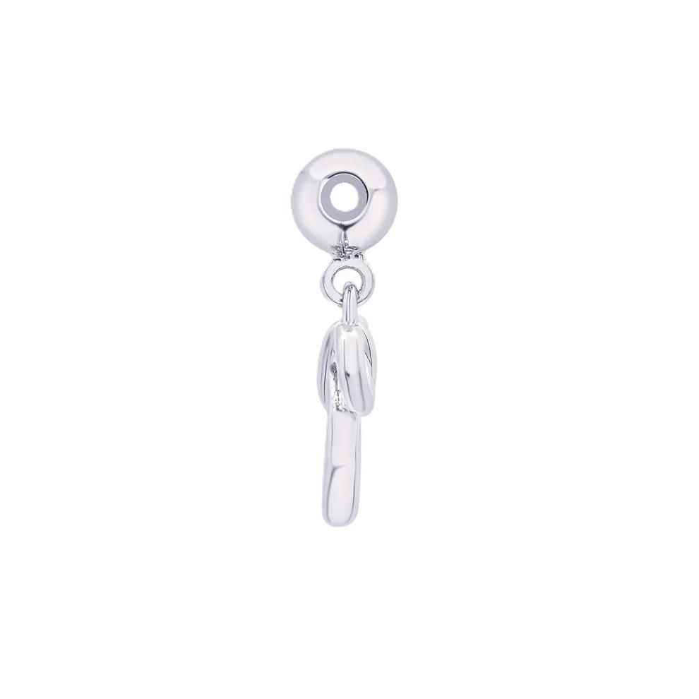 Bow Bead Charm in Sterling Silver – Image 2 of 3