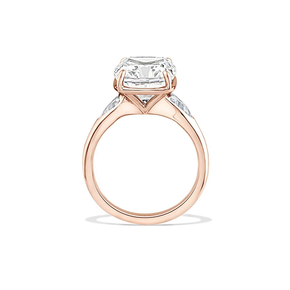 Lab Grown Diamond Engagement Ring in 14K Rose Gold (6 1/2 ct. tw.) – Image 2 of 4