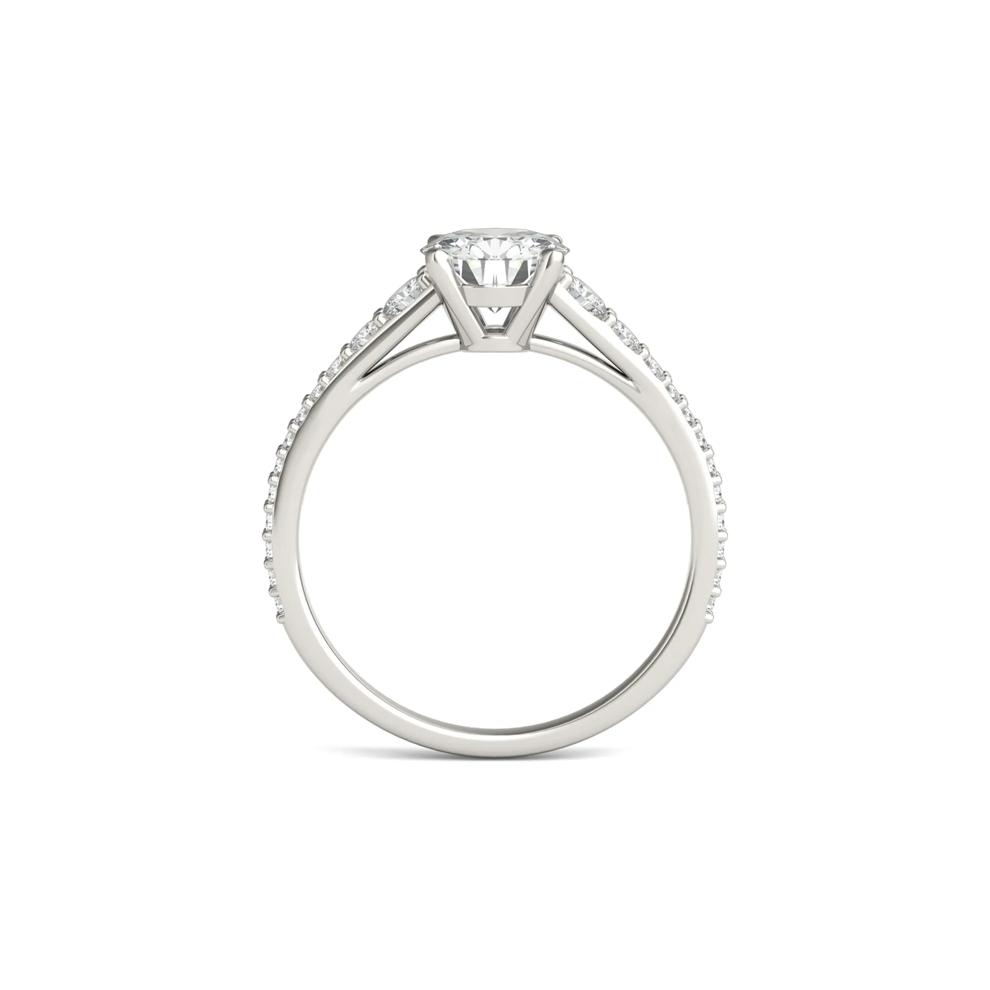 Lab-Created Moissanite Engagement Ring in 14K White Gold (1 3/8 ct. dew) – Image 2 of 5