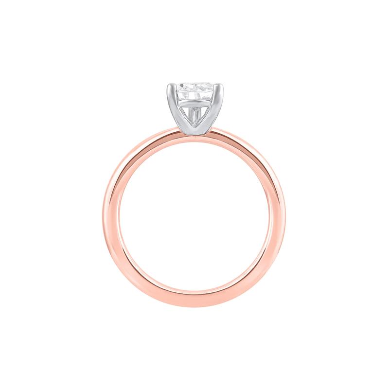 Lab Grown Diamond Pear-Shaped Solitaire Engagement Ring in 14K Rose Gold (1 ct.) – Image 2 of 4