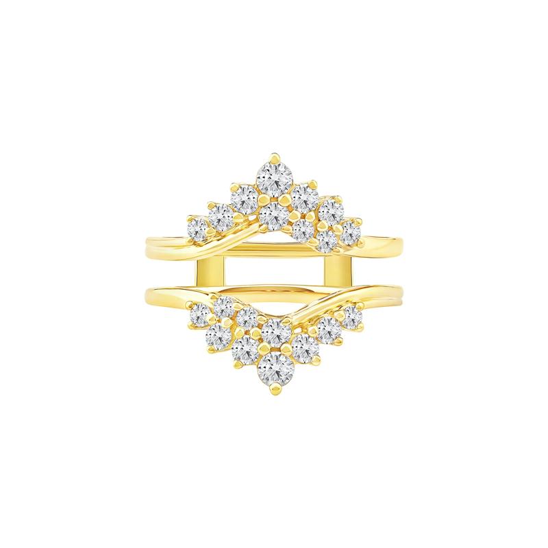 Lab Grown Diamond Chevron Insert in 14K Yellow Gold &#40;1 ct. tw.&#41; – Image 1 of 3