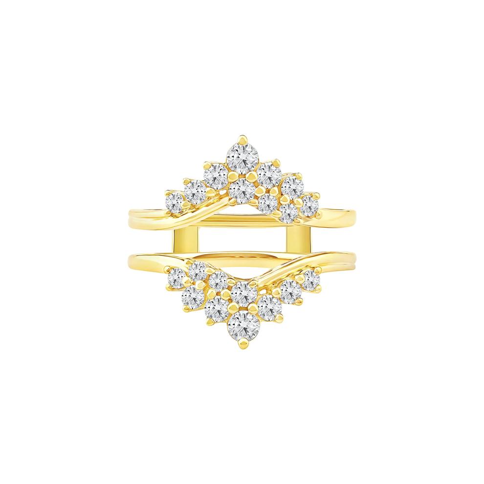 Lab Grown Diamond Chevron Insert in 14K Yellow Gold (1 ct. tw.) – Image 1 of 3