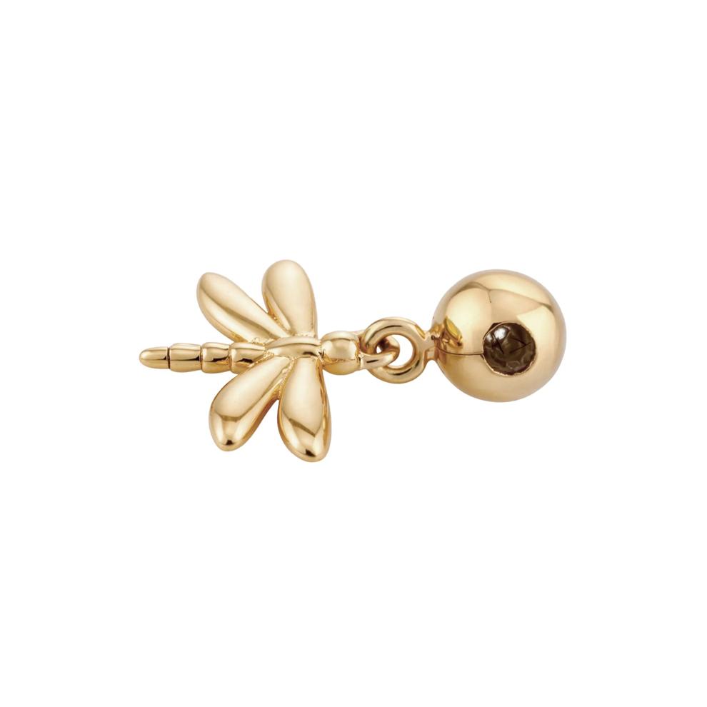 Dragonfly Bead Charm in Vermeil – Image 2 of 2