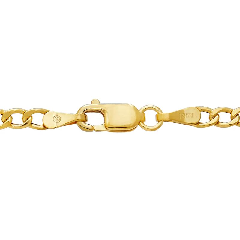 Figaro Link Chain in 14K Yellow Gold, 2.6mm, 22&rdquo; – Image 3 of 5