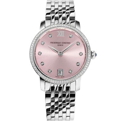 Ladies' Classics Slimline Watch in Silver-Tone Stainless Steel