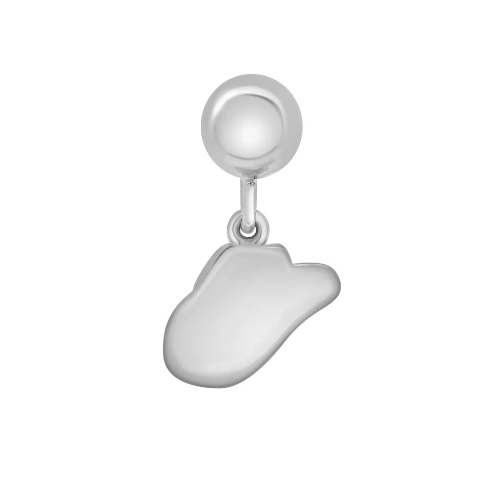 Cowboy Hat Bead Charm in Sterling Silver – Image 3 of 3