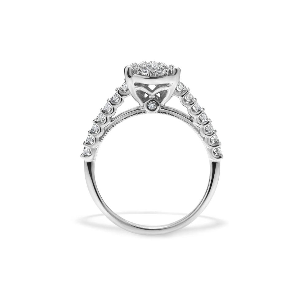 Diamond Pear-Shaped Composite Center Engagement Set in 10K White Gold (1 ct. tw.) – Image 2 of 6