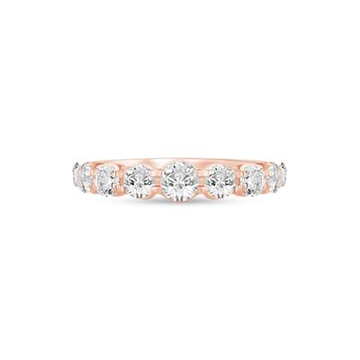 Lab Grown Diamond Shared-Prong Band in 14K Rose Gold (1 1/2 ct. tw.)