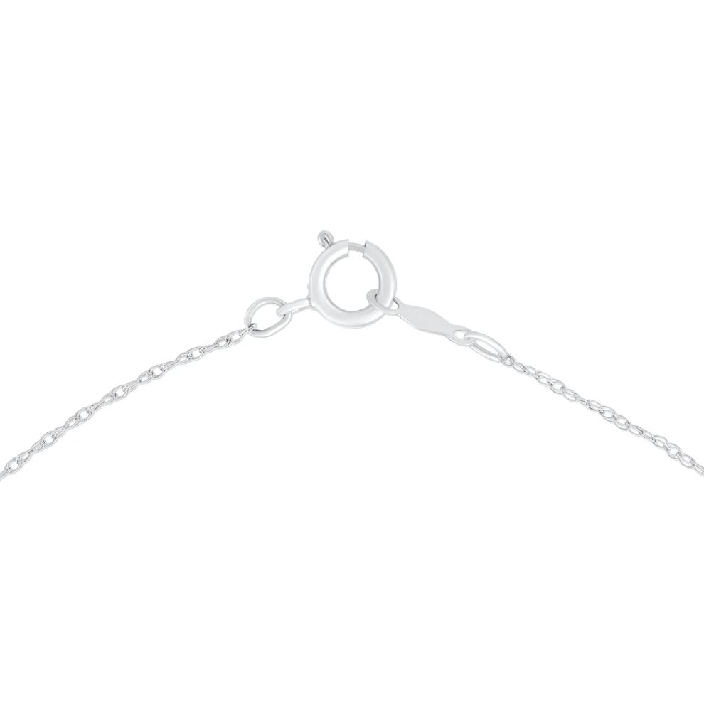Lab Grown Diamond Cross Pendant Necklace in 14K White Gold (1 ct. tw.) – Image 2 of 4