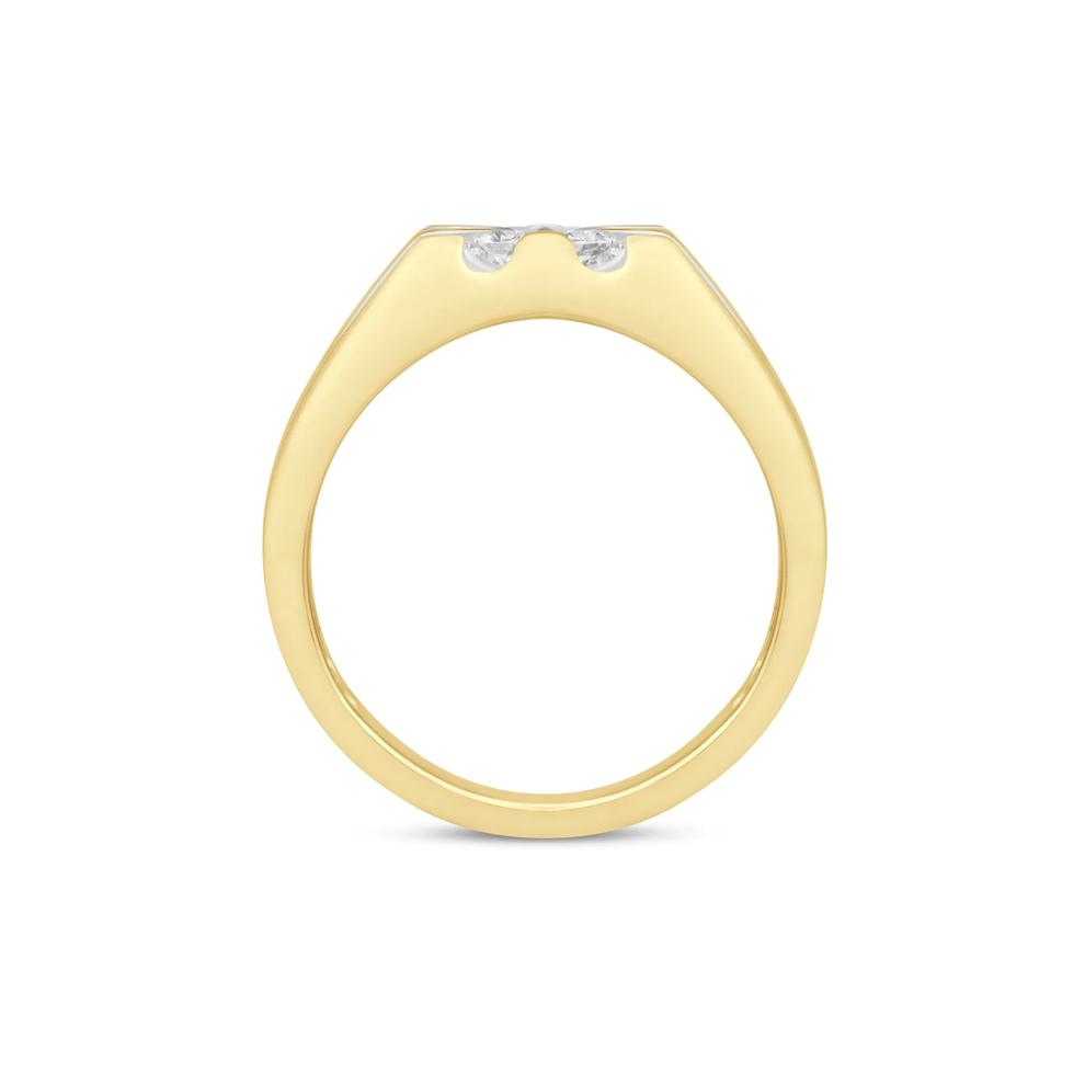 Men&rsquo;s Lab Grown Diamond Ring in 10K Yellow Gold (1 ct. tw.) – Image 2 of 3