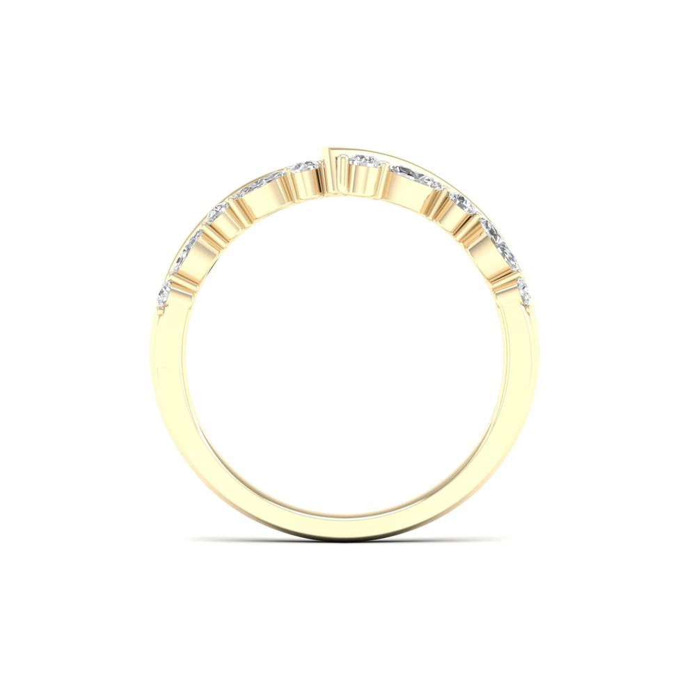 Diamond Chevron Band in 14K Yellow Gold (1/3 ct. tw.) – Image 2 of 5