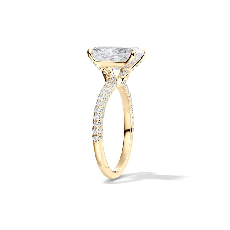 Isla Lab Grown Diamond Engagement Ring in 14K Yellow Gold (3 5/8 ct. tw.) – Image 3 of 4