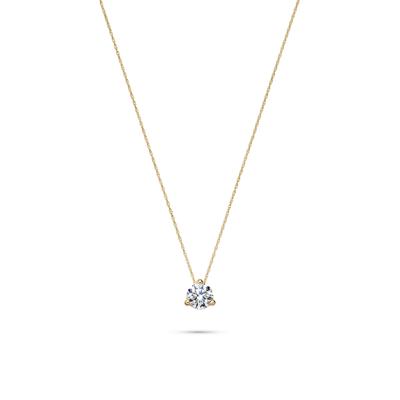 Lab Grown Diamond  Solitaire Pendant