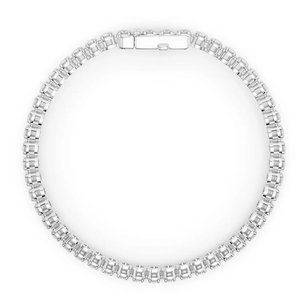 Diamond Tennis Bracelet in 10K White Gold (5 5/8 ct. tw.) – Image 2 of 4