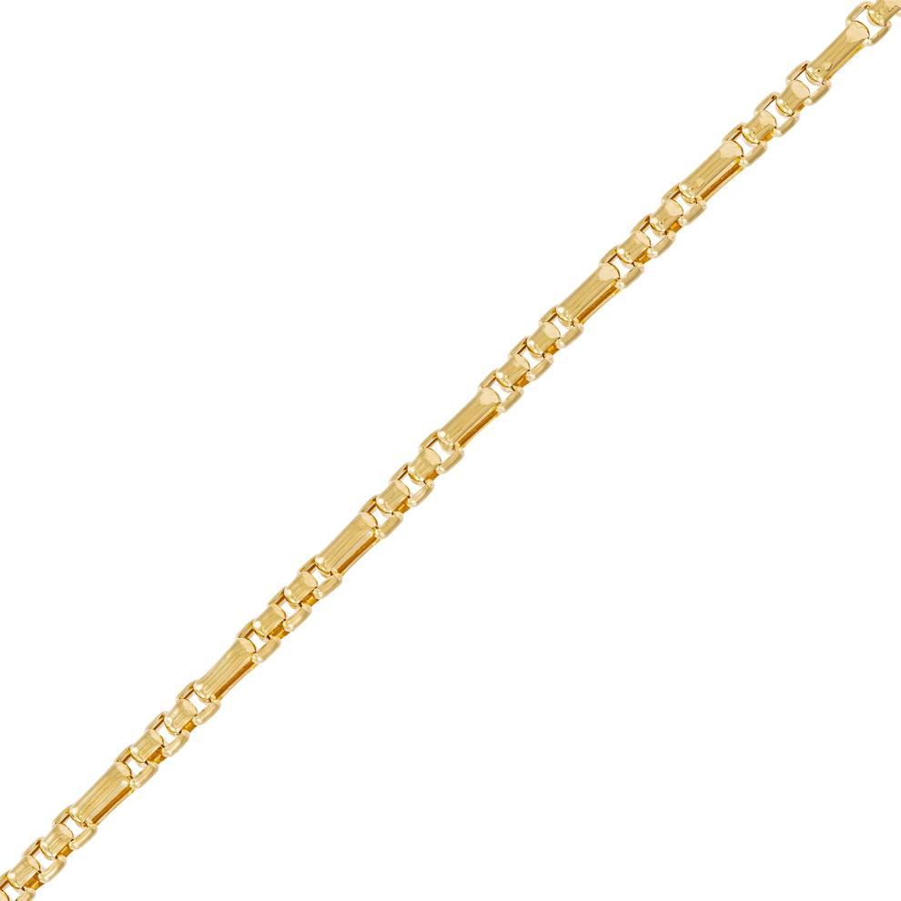 Figaro Chain in 14K Yellow Gold, 22" – Image 2 of 3