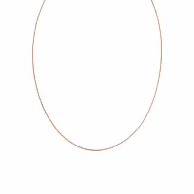 Adjustable Popcorn Chain in 10K Rose Gold, 1.15mm, 22"