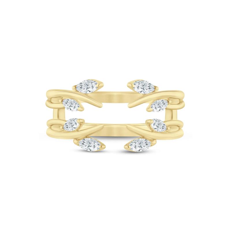 Lab Grown Diamond Marquise Ring Insert in 14K Yellow Gold &#40;3/8 ct. tw.&#41; – Image 1 of 3