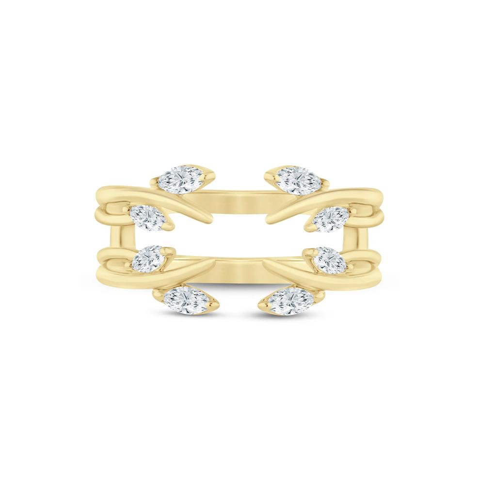 Lab Grown Diamond Marquise Ring Insert in 14K Yellow Gold (3/8 ct. tw.) – Image 1 of 3