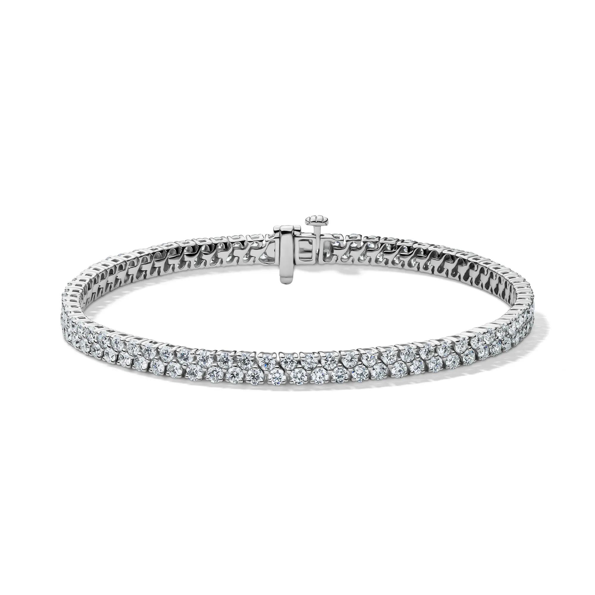 Helzberg Lab Grown Diamonds Lab Grown Diamond Double Row  display picture 2