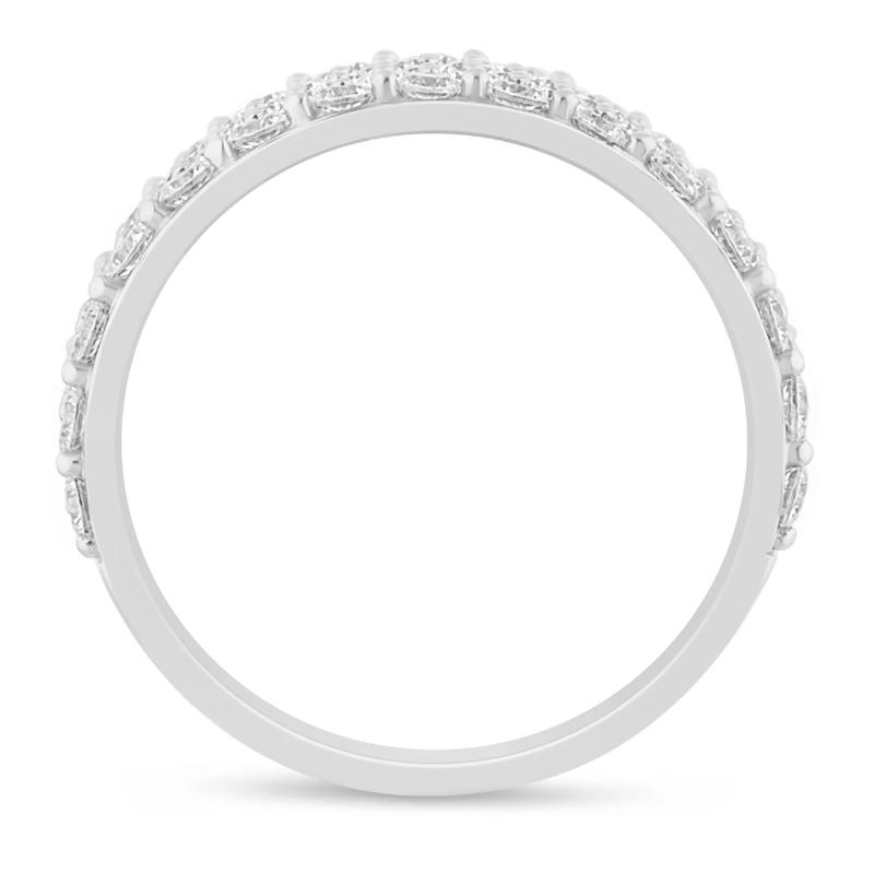Lab Grown Diamond Pave Multi Row Band in 14K White Gold &#40;2 ct. tw.&#41; – Image 2 of 3