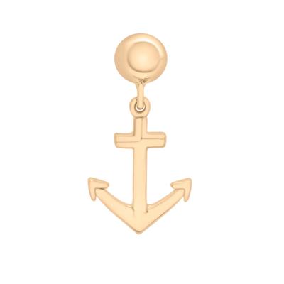 Anchor Bead Charm in Vermeil