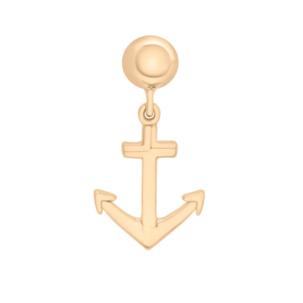 Anchor Bead Charm in Vermeil – Image 1 of 3