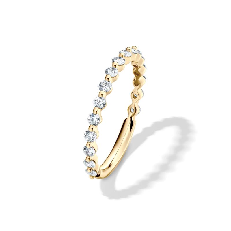 Lab Grown Diamond Wedding Band in 14K Yellow Gold &#40;1/2 ct. tw.&#41; – Image 4 of 4