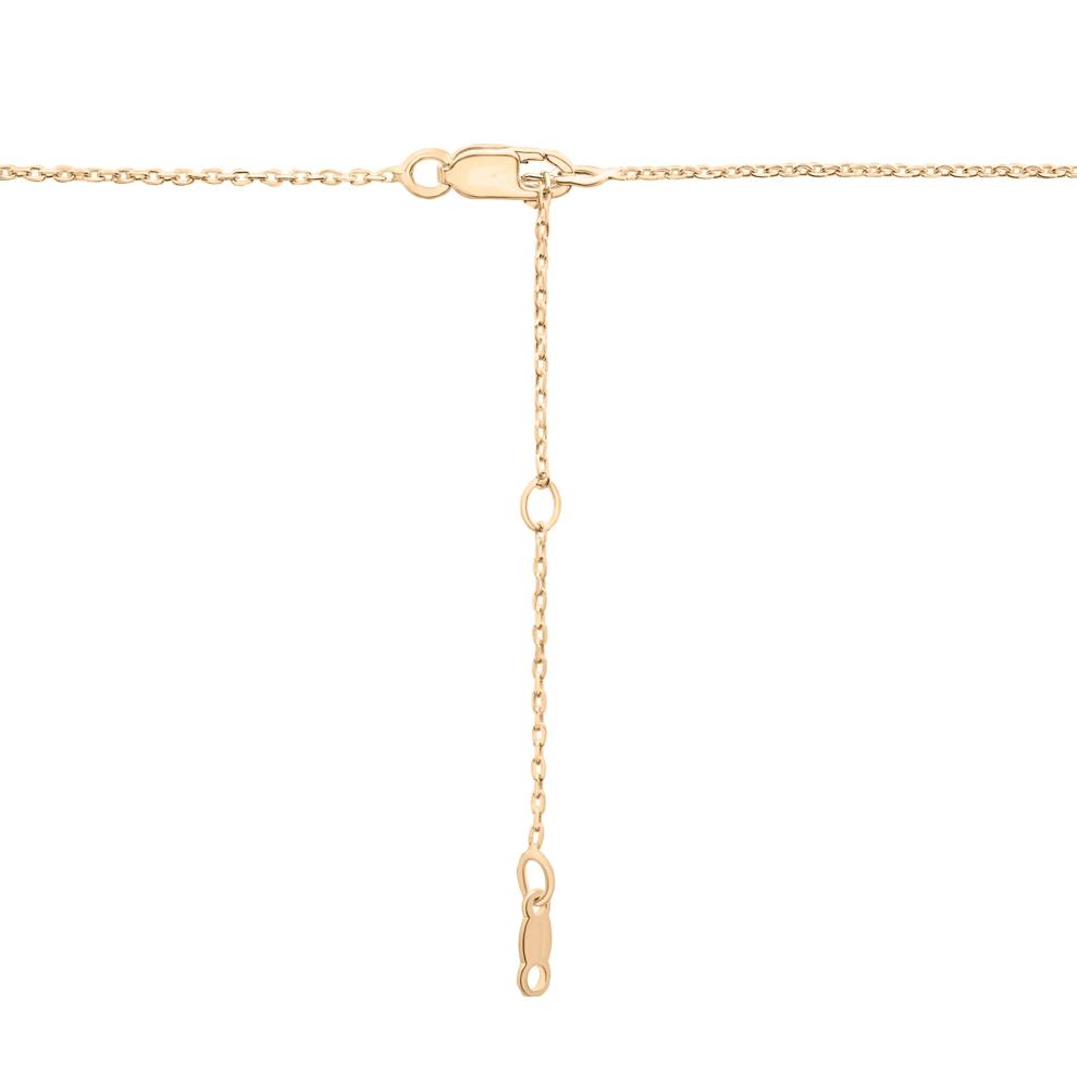 Two-Tone Linked Circle Necklace in Vermeil – Image 4 of 10