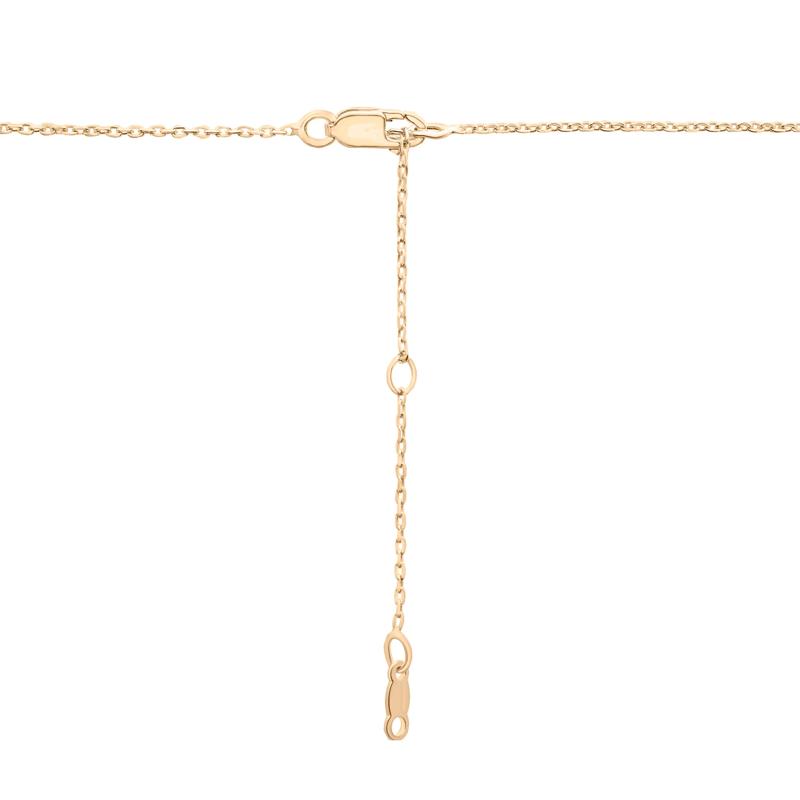 Two-Tone Linked Circle Necklace in Vermeil – Image 4 of 6