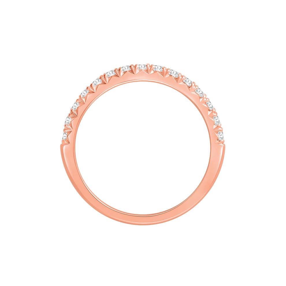 Lab Grown Diamond Anniversary Band in 14K Rose Gold (1/2 ct. tw.) – Image 2 of 3