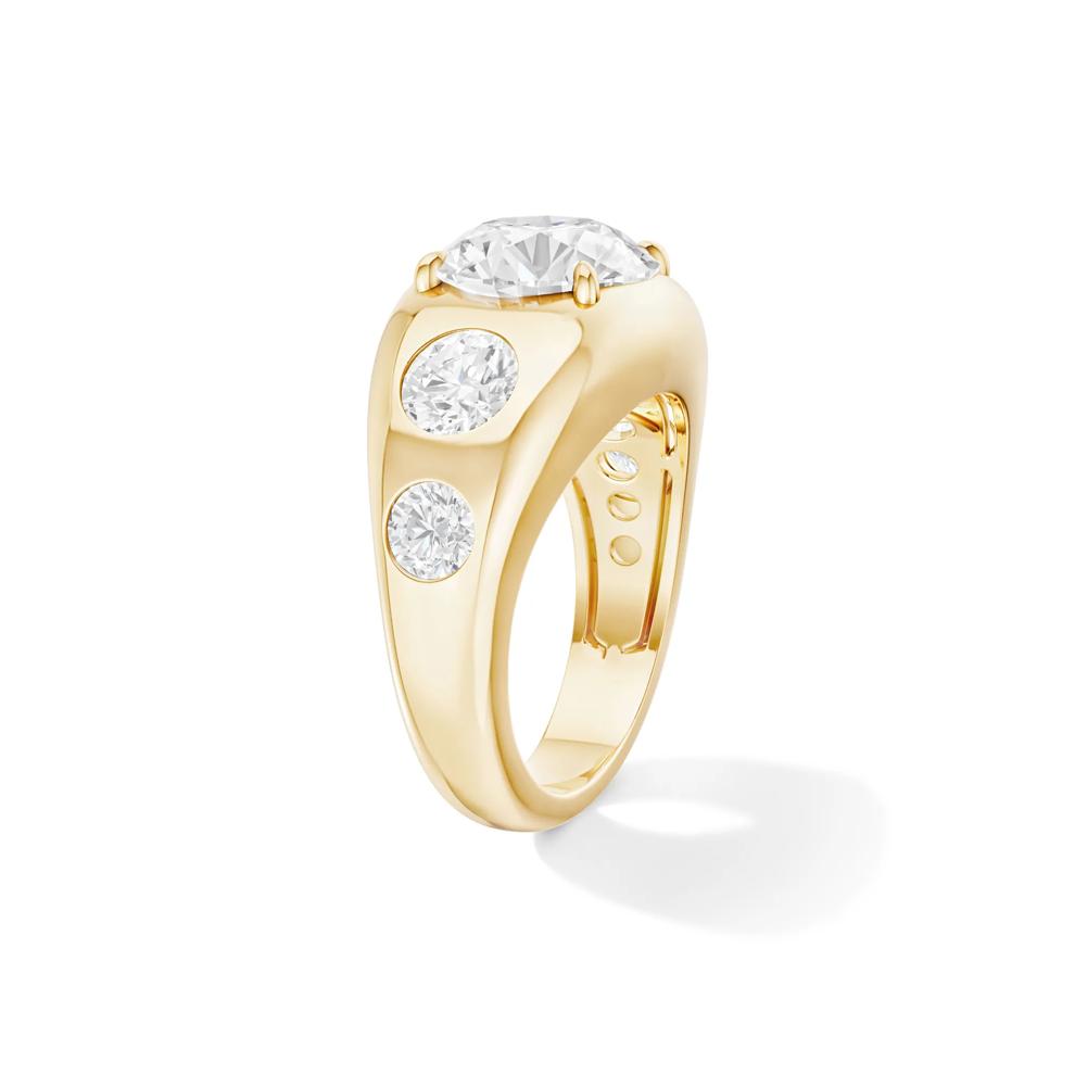 Rory Lab Grown Diamond Engagement Ring in 14K Yellow Gold (4 1/2 ct. tw.) – Image 3 of 4