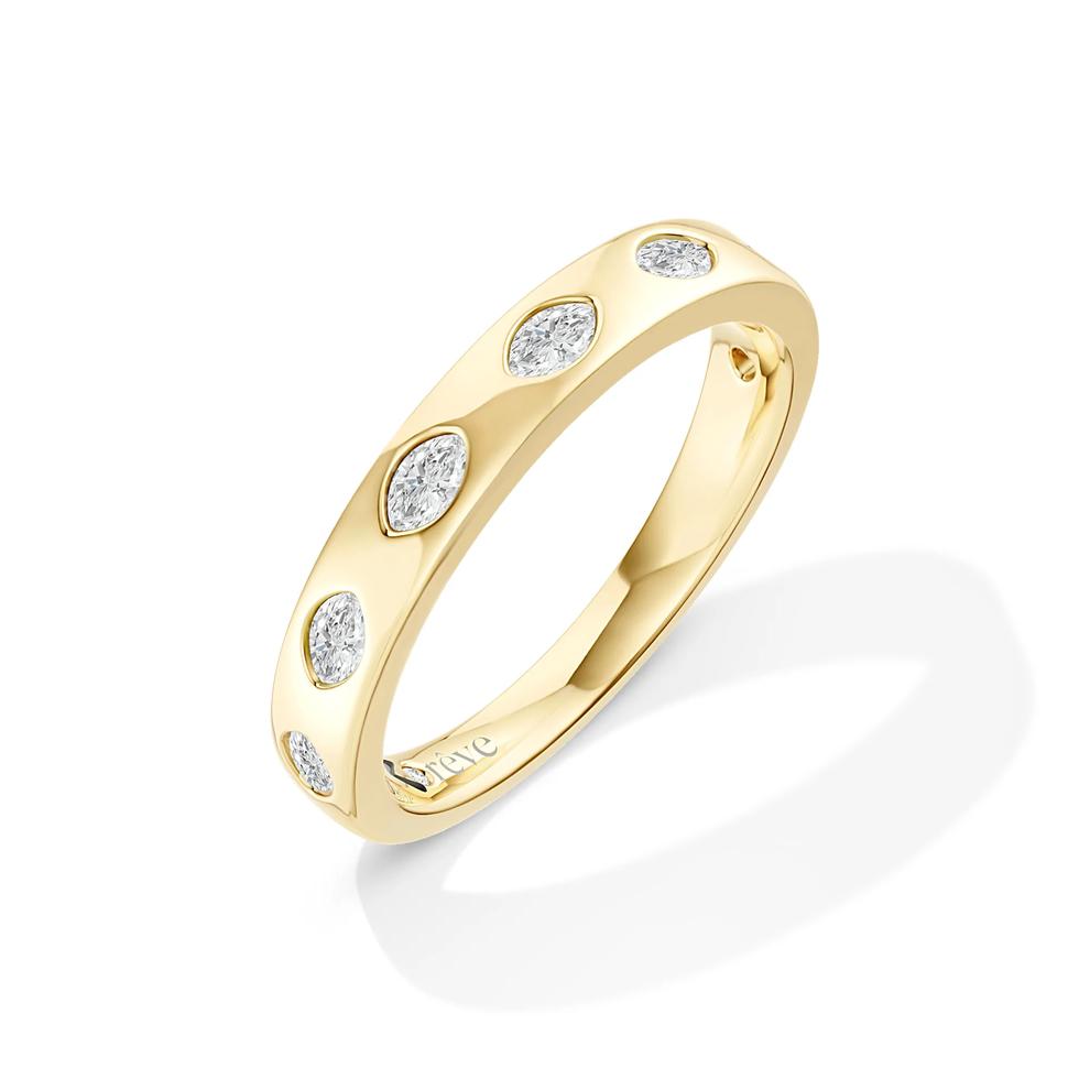 Rosie Lab Grown Diamond Matching Wedding Band in 14K Yellow Gold (1/3 ct. tw.) – Image 2 of 4
