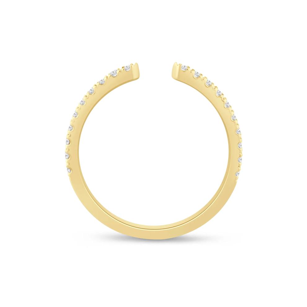 Lab Grown Diamond Open Band in 14K Yellow Gold (1/4 ct. tw.) – Image 2 of 3