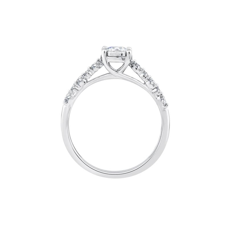 Lab Grown Diamond Promise Ring in 10K White Gold &#40;1/2 ct. tw.&#41; – Image 2 of 3