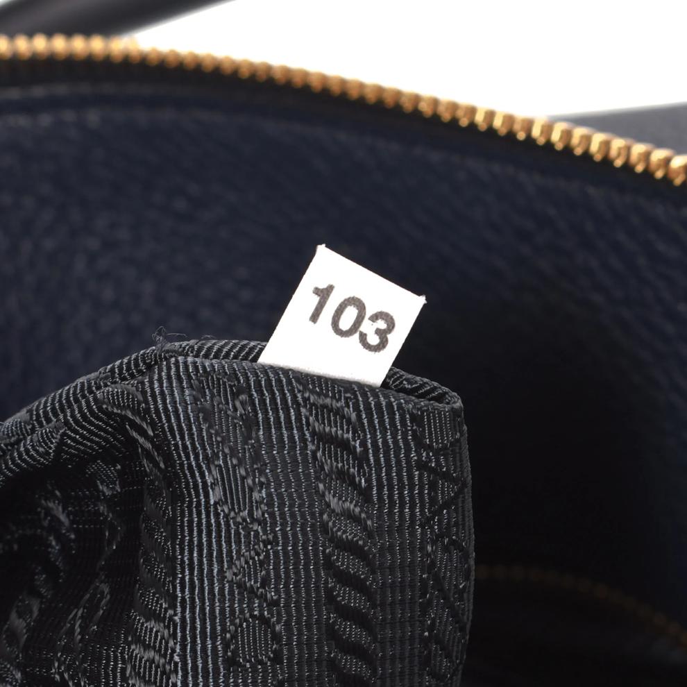 Pre-Owned Prada Vitello Pocket Shopping Tote – Image 7 of 7