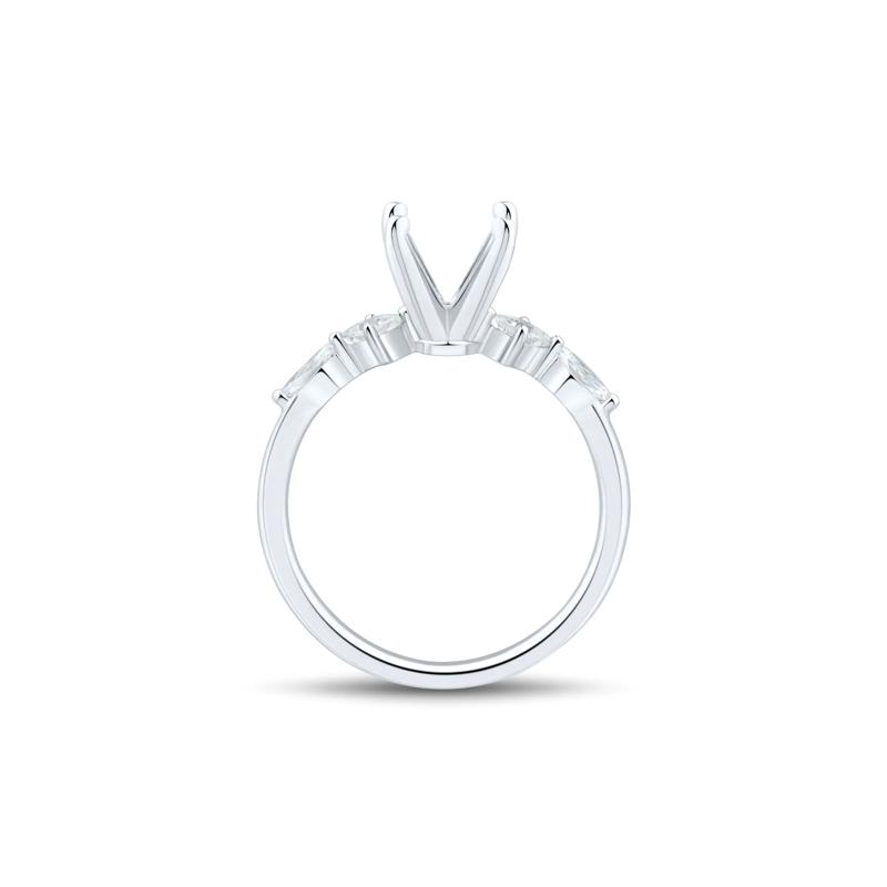 Lab Grown Diamond Semi-Mount Engagement Ring in Platinum &#40;1/3 ct. tw.&#41; – Image 4 of 6