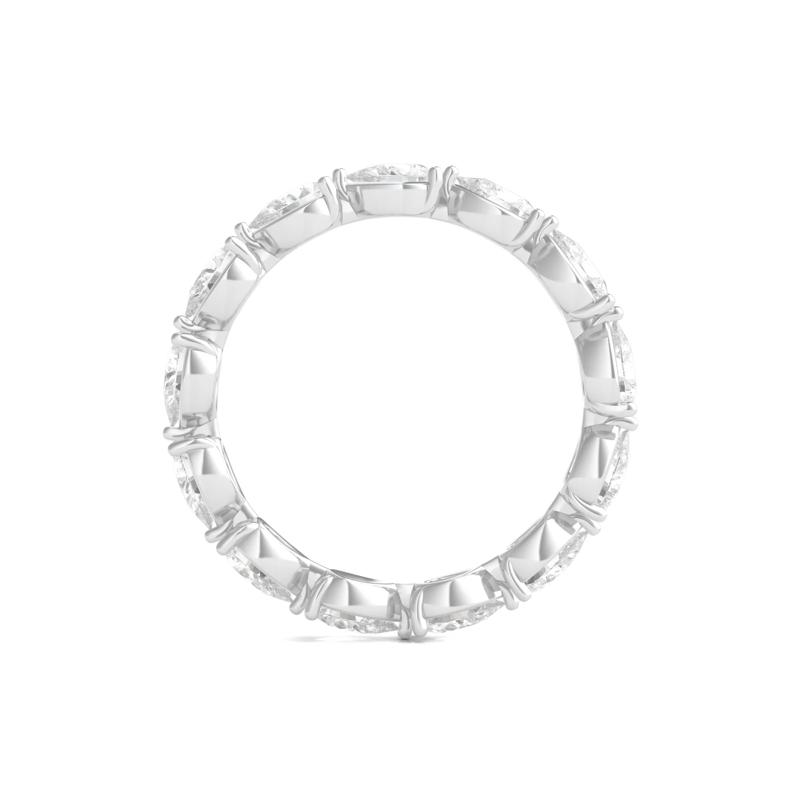 Pear-Cut Diamond Eternity Band in Platinum &#40;2 ct. tw.&#41; – Image 2 of 3