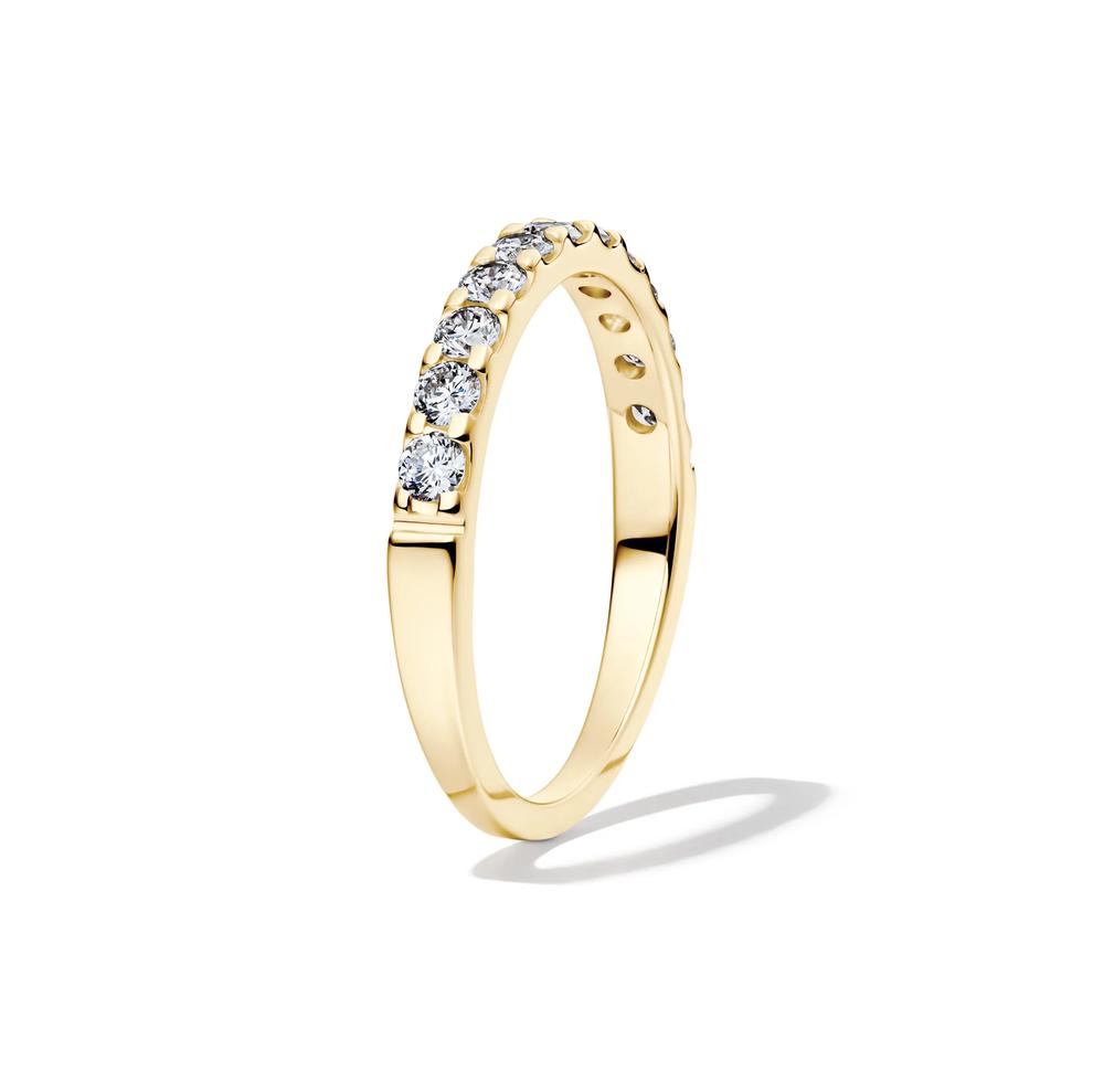 1/2 ct. tw. Lab Grown Diamond Band in 14K Yellow Gold – Image 3 of 4