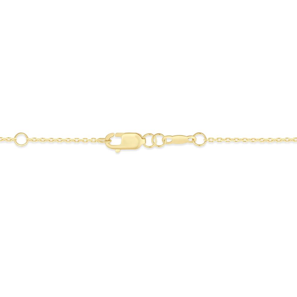 Lab Grown Diamond Prong-Set Front Necklace in 10K Yellow Gold (1 ct. tw.) – Image 3 of 3