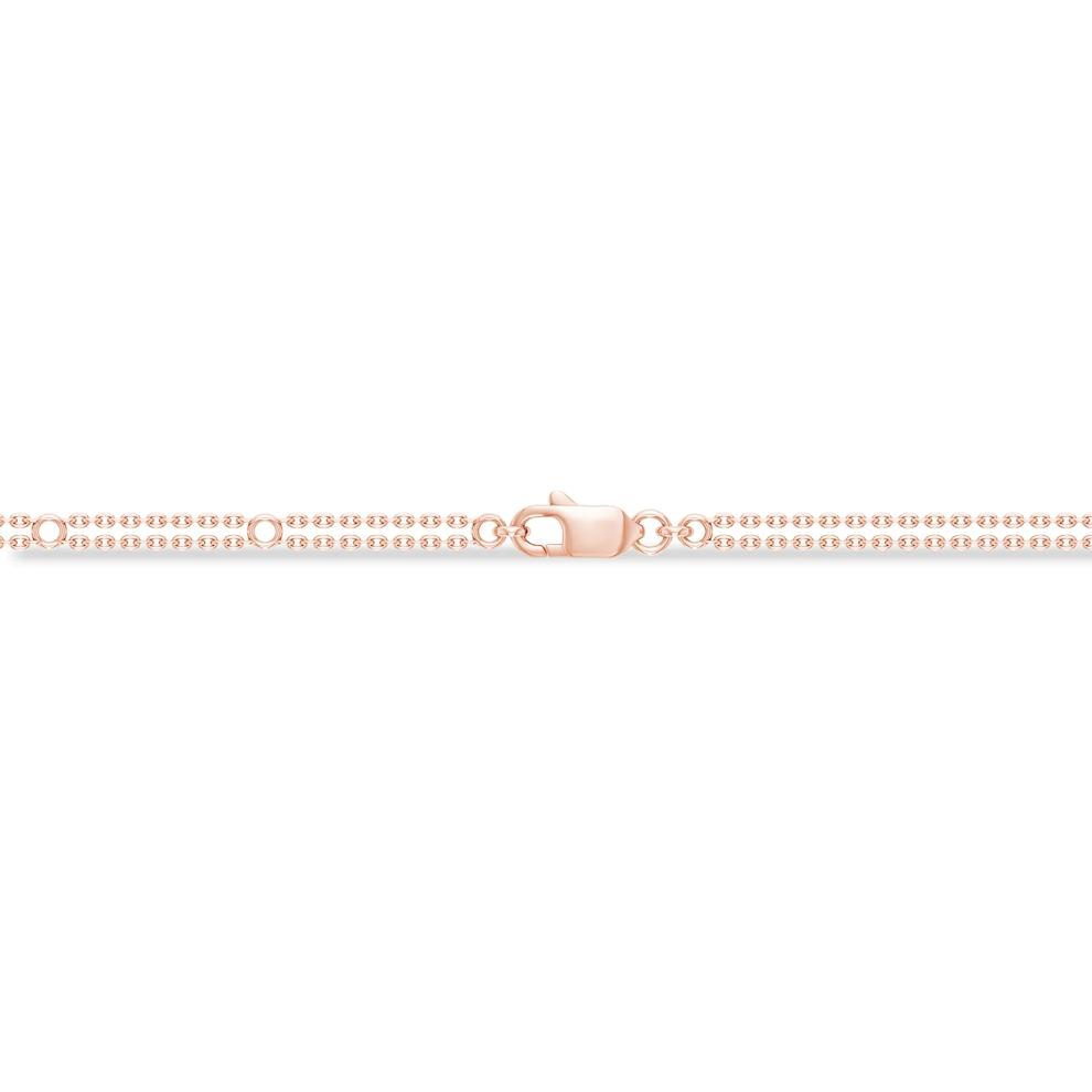 Lab Grown Diamond Bar Chain Bracelet in 10K Rose Gold (1/4 ct. tw.) – Image 2 of 2