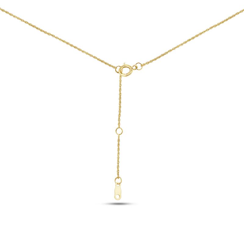Lab Grown Three-Stone Diamond Pendant in 14K Yellow Gold &#40;1 ct. tw.&#41; – Image 3 of 3