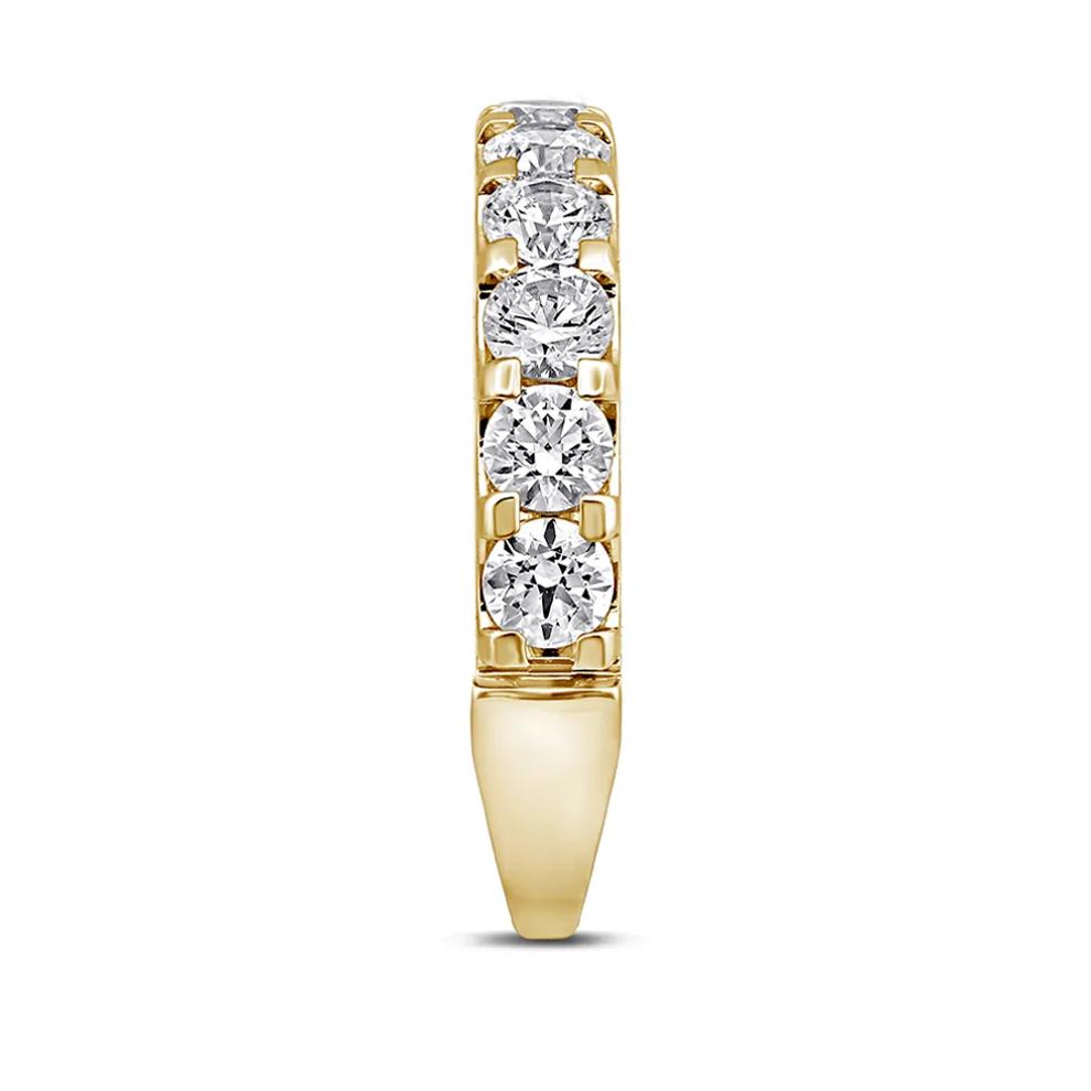 1 1/2 ct. tw. Lab Grown Diamond Band in 14K Yellow Gold – Image 3 of 5